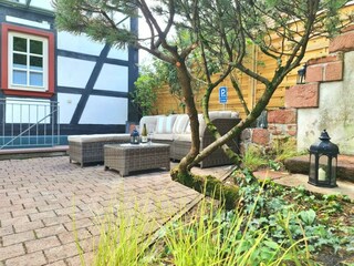 Terrasse mit Lounge für gemütliche Stunden