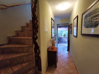 Stairs from first to second floor