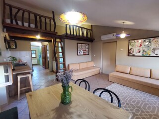 Living room and the loft - second floor