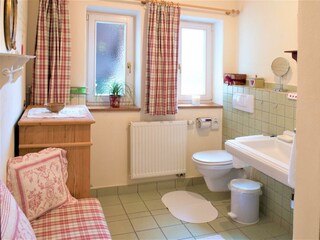 Badezimmer im App. "Poesie"