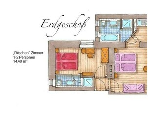 App. "Sterne" für 2-4 Personen