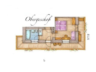 App. Harmony mit großem Balkon nach Süden + Westen