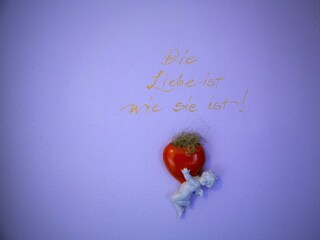 Einzigartig  - Wandspruch im App. "Harmony"