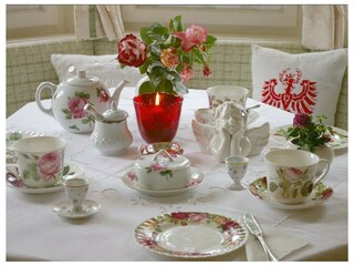 Frühstückstisch im Alpengruss in Seefeld