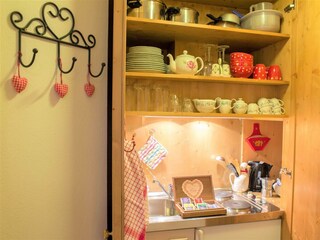 Küchenzeile voll ausgestattet