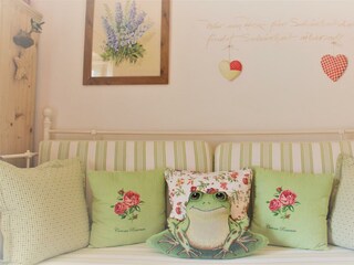 im Apartment "Garten Eden" mit Südbalkon