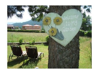 Garten offen für die Gäste