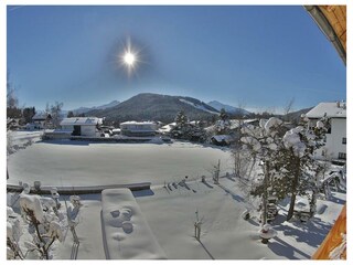 traumhafte Aussicht auf die Berge