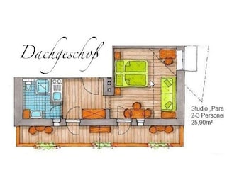 Apartment "Paradies" für 1-3 Personen möglich
