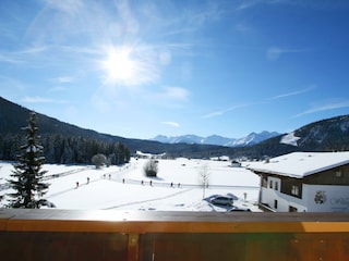 Aussicht vom Balkon