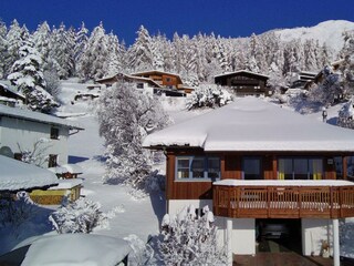 Winterbild Ferienhaus Sonnenberg