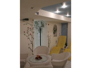 Sauna Ruheraum - Sitzecke