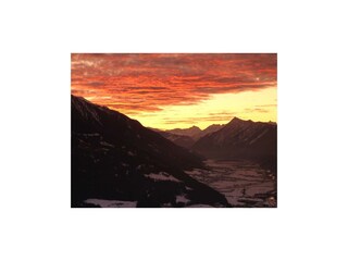 Winter Ausblick Dämmerung