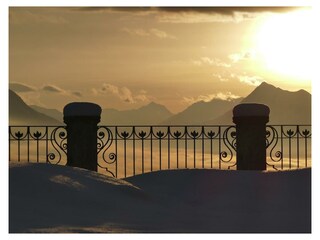 Weitblick vom Hotel Lärchenhof Natur in Mösern