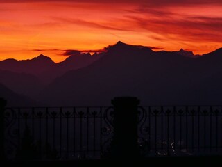 Weitblick vom Hotel Lärchenhof Natur in Mösern