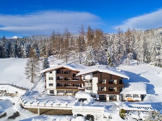 Haus Winter in Direktansicht