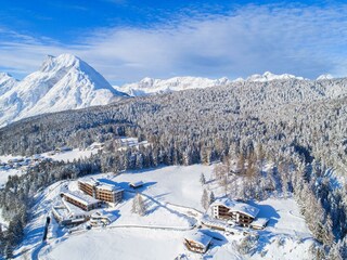 Haus Winter mit Gaistal und Wetterstein