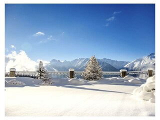 Weitblick im Winter vom Hotel Lärchenhof Natur