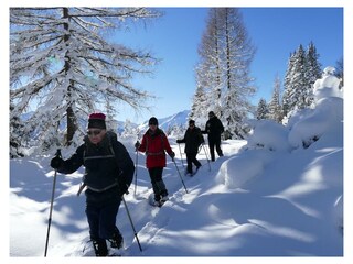 Schneeschuhwandern im Hotel Lärchenhof Natur