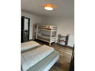 Schlafzimmer mit Stockbett