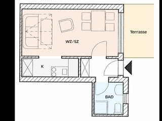 Ferienwohnung Norddeich Grundriss 4