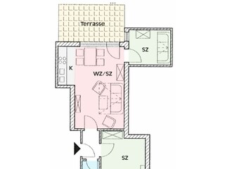 Ferienwohnung Norddeich Grundriss 12