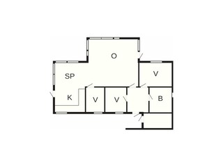 Vakantiehuis Evje Grondplan 11