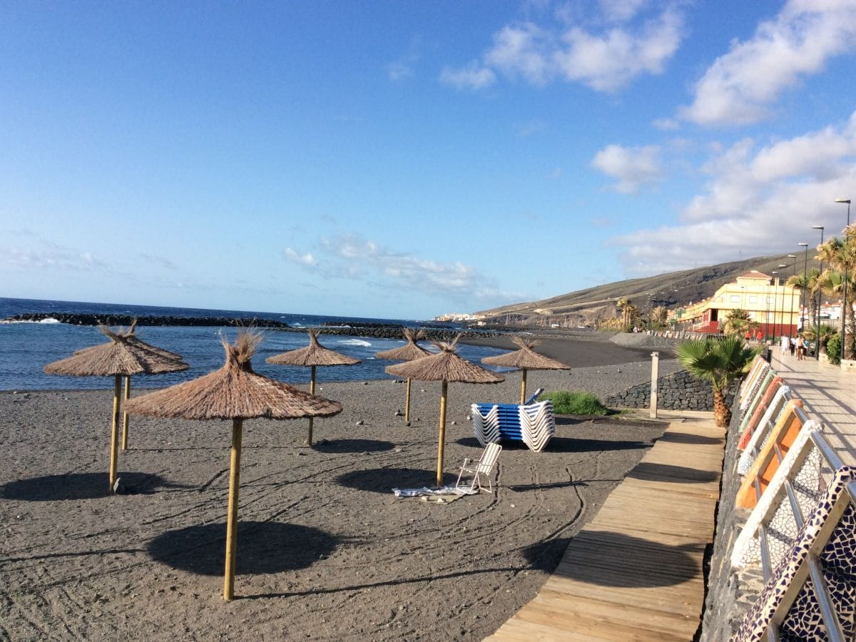 Einer von 3 Stränden bei Candelaria/Güimar