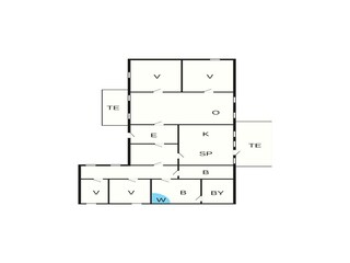 Vakantiehuis Tåsinge Grondplan 41