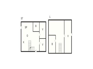 Vakantiehuis Liseleje Grondplan 6