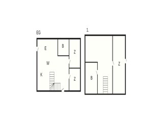 Vakantiehuis Liseleje Grondplan 5