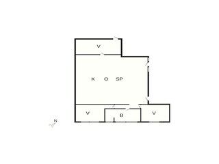 Vakantiehuis Hals Grondplan 38