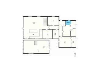 Maison de vacances Nymindegab Plan d'étage 17