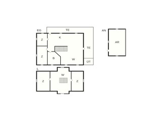 Maison de vacances Humlum Plan d'étage 42