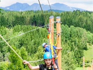 Hoch hinaus im Outdoorparc (c) 2012 www.lungau.tr