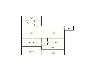 Vakantiehuis Hals Grondplan 37