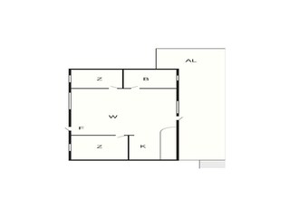Vakantiehuis Grohed Grondplan 13