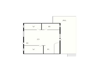 Vakantiehuis Grohed Grondplan 32