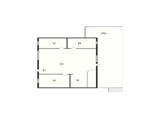 Vakantiehuis Grohed Grondplan 12