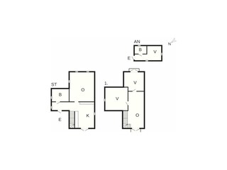 Vakantiehuis Ellös Grondplan 32