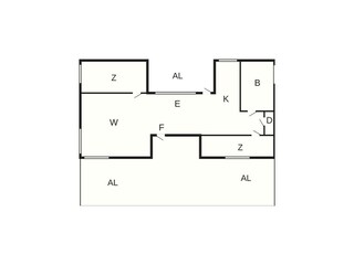 Casa de vacaciones Falkvik Plano de planta 36