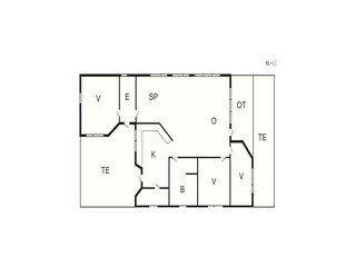 Vakantiehuis Lyngså Grondplan 31