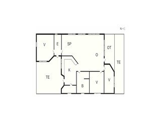 Vakantiehuis Lyngså Grondplan 3