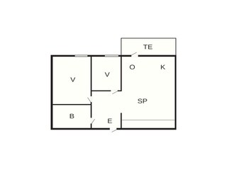 Appartement Hemsedal Grondplan 25
