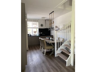 Küche mit neuer Lampe