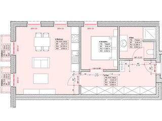 Appartamento per vacanze Norderney Pianta del piano 27