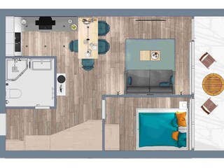 Appartamento per vacanze Norderney Pianta del piano 32