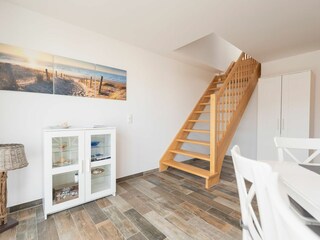 Treppe zum Dachgeschoss der Wohnung