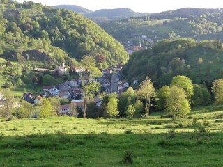 Blick auf unseren Ort von der Gaststätte SchöneAussicht
