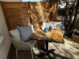 gemütliche Terrasse
